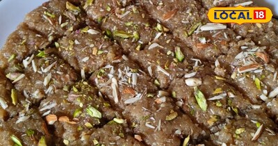 नारियल और मूंगफली की बर्फी