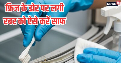 फ्रिज के डोर पर लगी रबर को साफ करने के टिप्स.