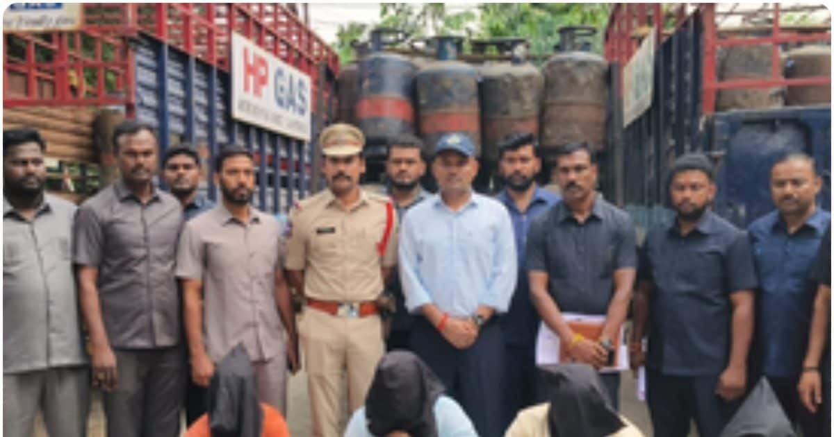 पश्चिम एशिया जंग: हैदराबाद के कब्रिस्तान में छिपाए थे 414 गैस सिलेंडर, 10 मुनाफाखोरों को पुलिस ने दबोचा