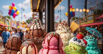 डिनर के बाद आइसक्रीम खाना यहां के लोगों की आदत बन चुकी है.