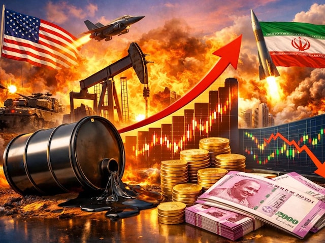 US-Iran जंग से उछला क्रूड ऑयल, महंगाई का खतरा बढ़ा, निवेशकों की बढ़ी चिंता