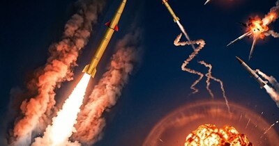 खाड़ी जंग में ईरान ने बदल दिया पूरा गेम, अमेरिकी-इजरायली डिफेंस सिस्टम को नरक बनाने वाली मिसाइल. (एआई इमेज)