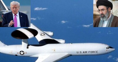 ईरान के मिसाइल और ड्रोन हमले में अमेरिकी एयरबोर्न वार्निंग सिस्टम E-3 Sentry AWACS विमान को भारी नुकसान पहुंचा है