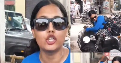 जयपुर महिला का वायरल वीडियो