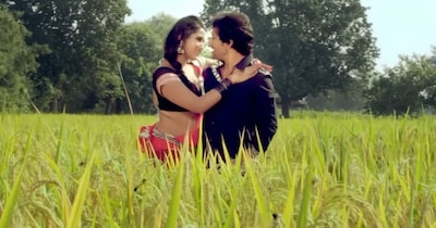 कालज राघवानी और दिनेश लाल यादव का हिट गाना. (फोटो साभारः यूट्यूब वीडियोग्रैब)