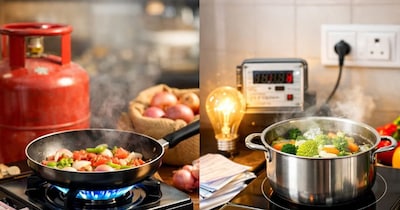 सिलेंडर महंगा और सप्लाई कम, क्या इंडक्शन चूल्हा बन सकता है सस्ता विकल्प.(Image:AI)