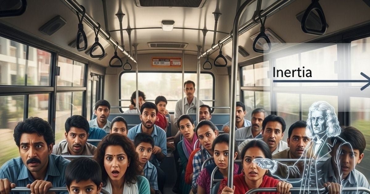 Physics Class: चलती बस के अचानक रुकने पर हम आगे क्यों झुक जाते हैं? समझिए न्यूटन का नियम