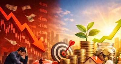 इस साल शेयर बाजार में 14 फीसदी की गिरावट देखी गई.(Image:AI) 