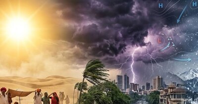 आंधी धूप और बारिश की चेतावनी. 