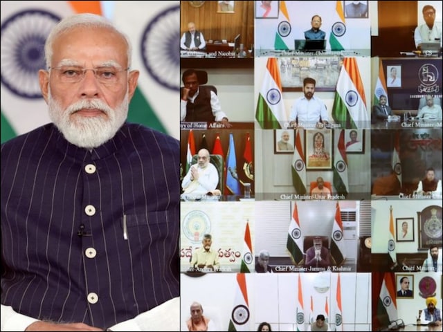 LIVE: 'टीम इंडिया' स्पिरिट पर जोर, पीएम मोदी कर रहे मुख्यमंत्रियों के साथ बैठक