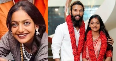 नई दिल्ली.  महाकुंभ मेले की वायरल सनसनी मोनालिसा भोंसले की शादी ने अब एक नया विवाद खड़ा कर दिया है. मोनालिसा ने एक्टर और मॉडल फरमान खान से केरल के अरुमानूर मंदिर (श्री नैनार देवा मंदिर) में  शादी कर अपनी नई पारी की शुरुआत कर ली है. लेकिन इस शादी में मुख्य रूप से दो बातें चर्चा का विषय बनी हुई हैं. पहली, मोनालिसा की उम्र को लेकर उलझन और दूसरी, इस शादी में शामिल होने वाले केरल की सत्तारूढ़ वाम सरकार के वरिष्ठ नेता. सीपीएम के राज्य सचिव एम.वी. गोविंदन, केरल के शिक्षा मंत्री वी. शिवनकुट्टी और राज्यसभा सांसद ए.ए. रहीम का इस शादी में शामिल होना अब सियासी विवाद का कारण बन गया है. 