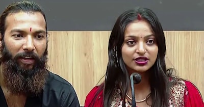 मोनालिसा भोसले और फरमान खान ने प्रेस कॉन्फ्रेंस की.