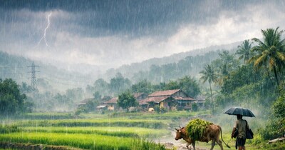 गर्मी बढ़ने से मानसून बनेगा और भी ज्यादा आक्रामक और अनियंत्रित! (AI Photo)