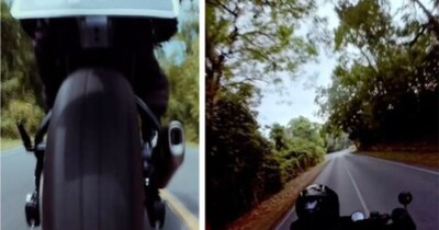 नई Guerrilla 450 की पहली झलक सामने आई है.