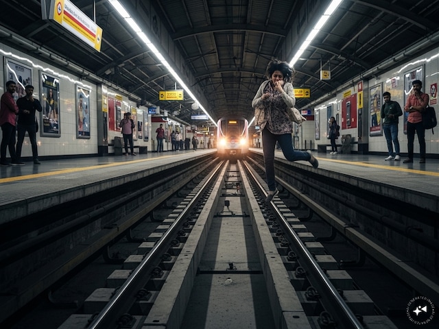 नोएडा में मेट्रो के आगे कूदी युवती, स्टेशन पर मचा हड़कंप, पुलिस जांच शुरू