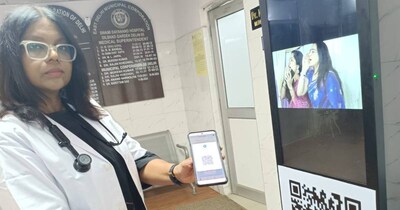 द‍िल्ली के स्‍वामी दयानंद अस्‍पताल में क्‍यूआर कोड स‍िस्‍टम लगाया गया है. इससे ओपीडी र‍ज‍िस्‍ट्रेशन के ल‍िए लंबी लाइनों में नहीं लगना पड़ेगा. 