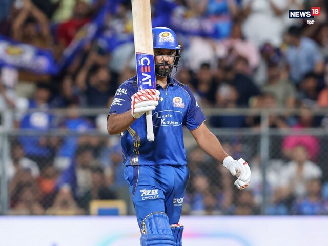 वानखेड़े में हिटमैन का आया तूफान, तूफानी फिफ्टी ठोक उड़ाई KKR की धज्जियां