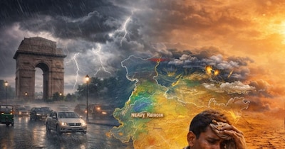 दिल्ली में बारिश के बाद मौसम बिगड़ने वाला है. (AI Image)