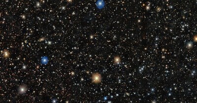 पिक्टर II अत्यंत-मंद बौनी आकाशगंगा. (इमेज क्रेडिट: CTIO/NOIRLab/DOE/NSF/AURA. Image Processing: T.A. Rector (University of Alaska Anchorage/NSF NOIRLab), M. Zamani & D. de Martin (NSF NOIRLab) Acknowledgment: PI: Anirudh Chiti, Alex Drlica-Wagner)