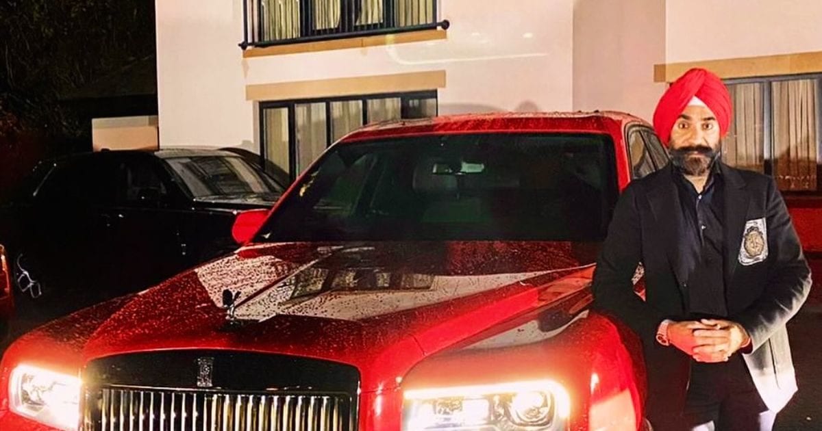 This Sardar ji drives a Rolls-Royce matching the color of his turban! 15 such cars are parked in the garage