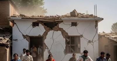 सोनभद्र में भूकंप के झटके. (एआई तस्वीर)