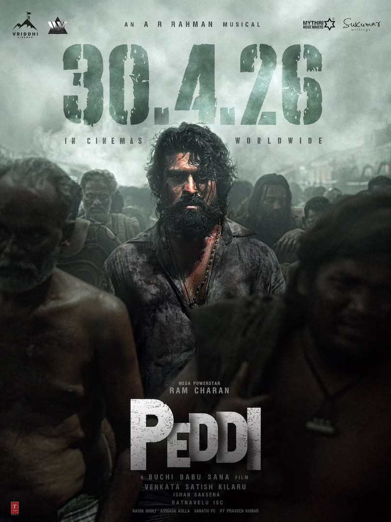 Ram Charan hosts T20 World Cup winner cricketer Tilak Varma on Peddi sets actor gifts him signed bat