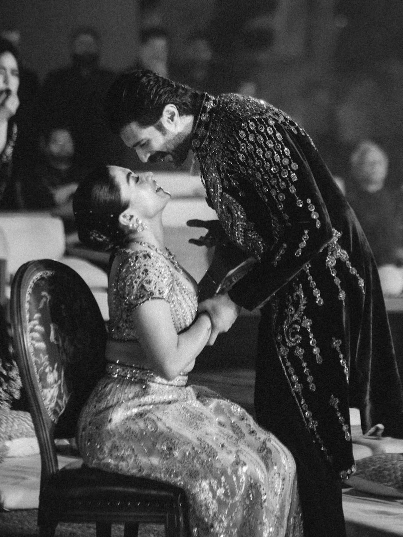 Rashmika Mandanna, Vijay Deverakonda, Rashmika Mandanna Vijay Deverakonda sangeet pictures, Rashmika and Vijay wedding, विजय देवरकोंडा, रश्मिका मंदाना, रश्मिका मंदाना-विजय देवरकोंडा की संगीत की तस्वीरें