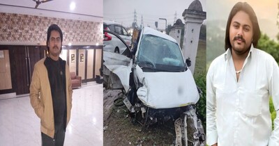 सोनीपत में नेशनल हाईवे 44 पर एक गाड़ी अनियंत्रित होकर पलट गई.