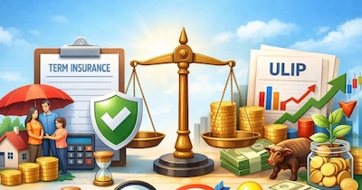 टर्म इंश्योरेंस बनाम ULIP: आपके लिए कौन सा प्लान सही. (Image:AI)