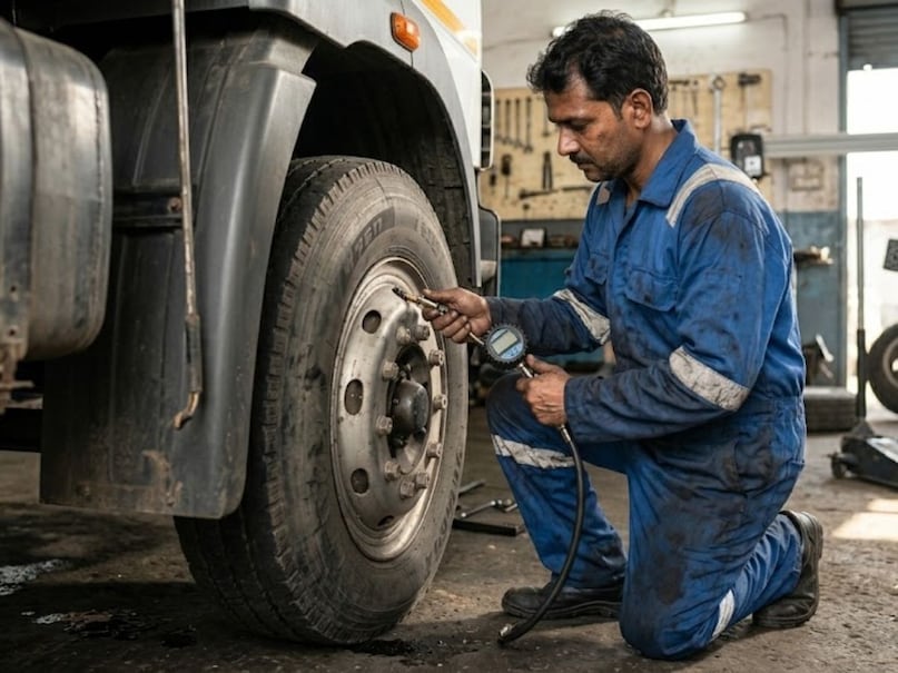 truck tire pressure