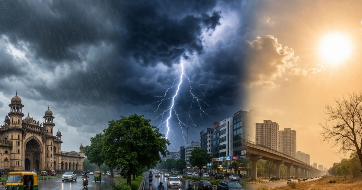 Aaj ka Mausam: गरज, बारिश और तेज हवाएं, आज कई बार बदलेगा दिल्ली का मौसम, राहत मिलेगी या आफत?