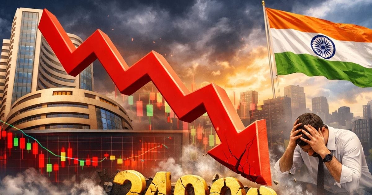 अमेरिका-ईरान जंग से बाजार में भूचाल! सोमवार को गैप-डाउन की आशंका, निफ्टी के 24,000 से नीचे फिसलने का खतरा