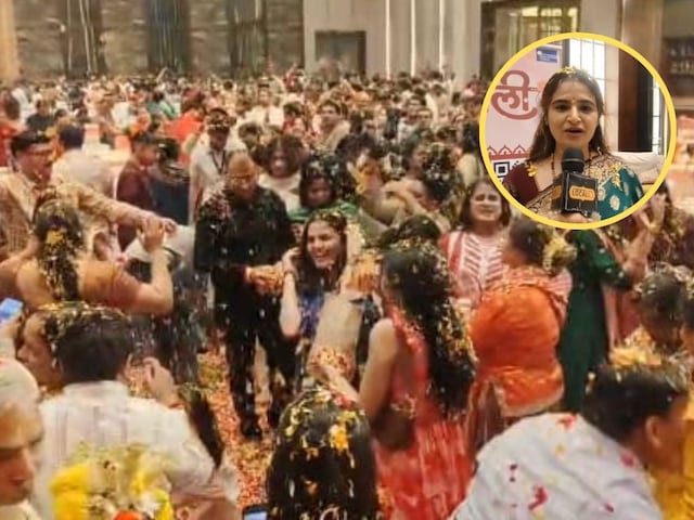 नोएडा में फूलों की होली, माहौल खुशबू से सराबोर, सामूहिक आनंद का उठाया लुत्फ