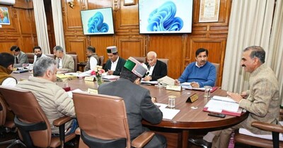 हिमाचल कैबिनेट बैठक.