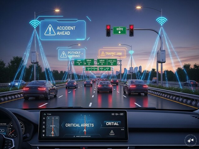 The car itself will tell whether there is a pothole or a turn ahead, preparations to lay a digital network on the roads 