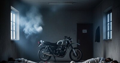 बाइक को रात भर चालू (Idle) रखना किसी भी तरीके से ठीक नहीं है. (प्रतीकात्‍मक तस्‍वीर : एआई)