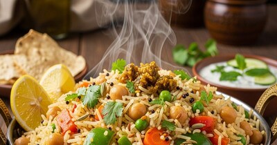 अचारी चना पुलाव रेसिपी