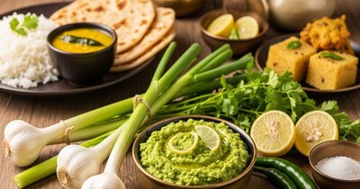 ग्रीन गार्लिक चटनी रेसिपी