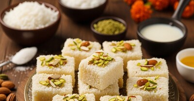 नारियल बर्फी रेसिपी