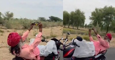 70 साल की उम्र में जवानों जैसे करतब! फलोदी में बुजुर्ग का बाइक स्टंट वीडियो वायरल.