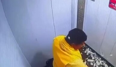 गुरुग्राम में अचानक गिरी सोसाइटी की लिफ्ट, पंडित घायल, CCTV में कैद हुआ खौफनाक मंजर.
