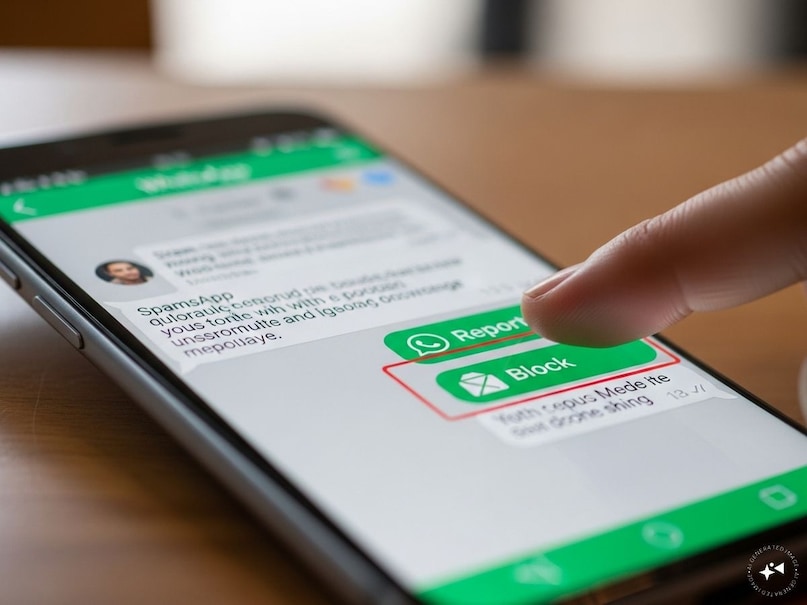 চ্যাটের উপরে নম্বর বা নাম ট্যাপ করুন। নিচে স্ক্রোল করুন - 'ব্লক' এবং 'রিপোর্ট' অপশন আসবে। 'রিপোর্ট এবং ব্লক' নির্বাচন করুন - এটি সেরা। এক ক্লিকেই রিপোর্ট এবং ব্লকও হয়ে যাবে। রিপোর্ট করে, হোয়াটসঅ্যাপ জানতে পারে, এটি অ্যাকাউন্ট চেক করে এবং এটি বন্ধ করতে পারে। আপনি যদি গ্রুপে থাকেন তাহলে গ্রুপ ইনফোতে যান এবং 'রিপোর্ট গ্রুপ' করুন। এছাড়াও চ্যাটটি মুছে দিন যাতে এটি আবার না ঘটে।