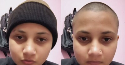  घर वाले शादी का बना रहे थे दबाव महिला ने बाल मुंडवाकर दिया जवाब (फोटो:Instagram- @kajals_move_) 