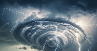 IMD ने 17 राज्यों में तेज हवाओं, बारिश और ओलावृष्टि का अलर्ट जारी किया है. (फोटो AI)