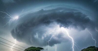 IMD ने 21 राज्यों में तेज बारिश, आंधी-तूफान का अलर्ट जारी किया है. (फोटो AI)