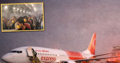 लखनऊ एयरपोर्ट पर विमान को इमरजेंसी उतारना पड़ा. (फोटो AI)