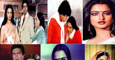 Rajesh Khanna Rekha Superhit Movie : रेखा और अमिताभ बच्चन की लास्ट फिल्म 1981 में 'सिलसिला' आई थी. इस फिल्म का डायरेक्शन यश चोपड़ा ने किया था. फिल्म फ्लॉप होकर भी लोगों के दिल में जगह बनाने में कामयाब रही. आज इस फिल्म की गिनती कल्ट मूवी में होती है. 'सिलसिला' के बाद अमिताभ बच्चन के सभी प्रोड्यूसर्स से कह दिया था कि वो रेखा संग काम नहीं करेंगे. अमिताभ रूठे तो रेखा ने 70 के दशक के एक सुपर स्टार संग जोड़ी बनाई.  1983 में ऐसी रोमांटिक फिल्म बनाई जिसने बॉक्स ऑफिस पर तहलका मचा दिया. इस फिल्म में रेखा ने एक गाना भी गाया था. यह फिल्म कौन सी थी, आइये जानते हैं.......