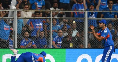 अक्ष्रर पटेल और शिवम दुबे ने शानदार कैच लपके. 