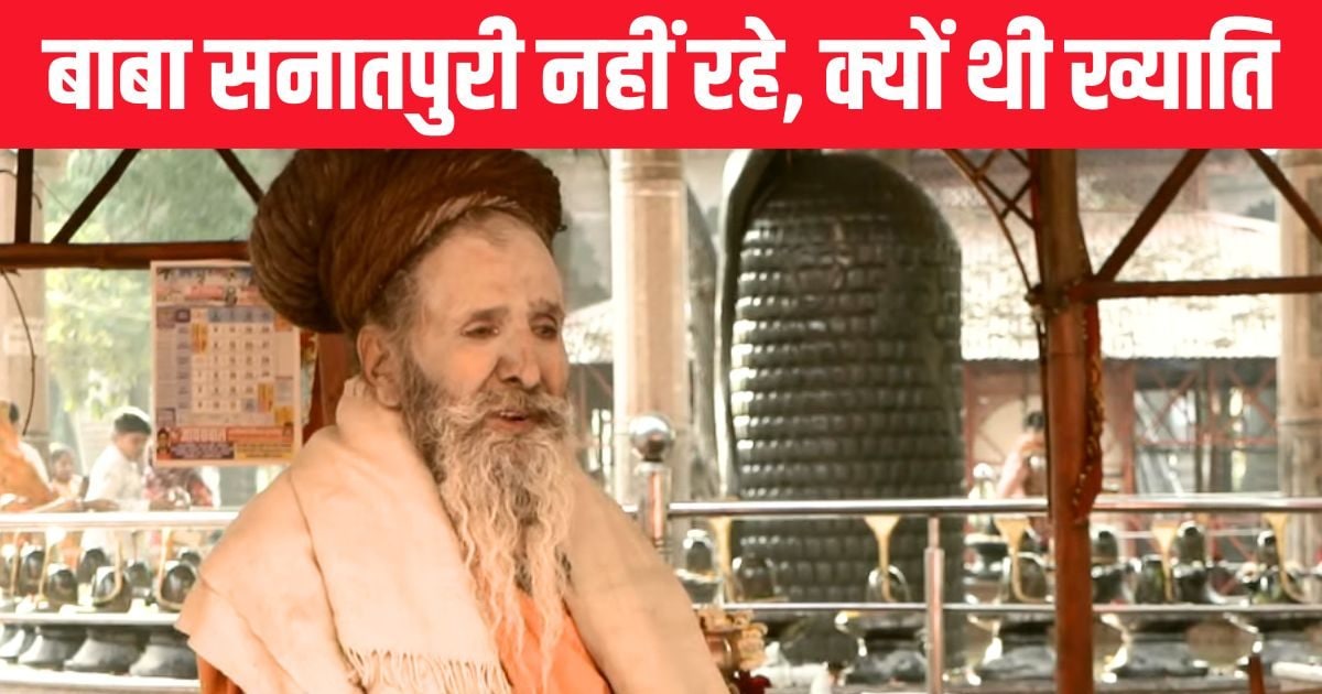 हठयोगी बाबा संत सनातनपुरी ने त्यागा देह, जानें 525 शिवलिंग से इनका डायरेक्ट कनेक्शन