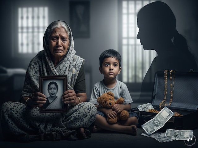 10 लाख और सोना भी कम पड़ा, दहेज की आग में जली बेटी, 4 साल का बेटा अनाथ